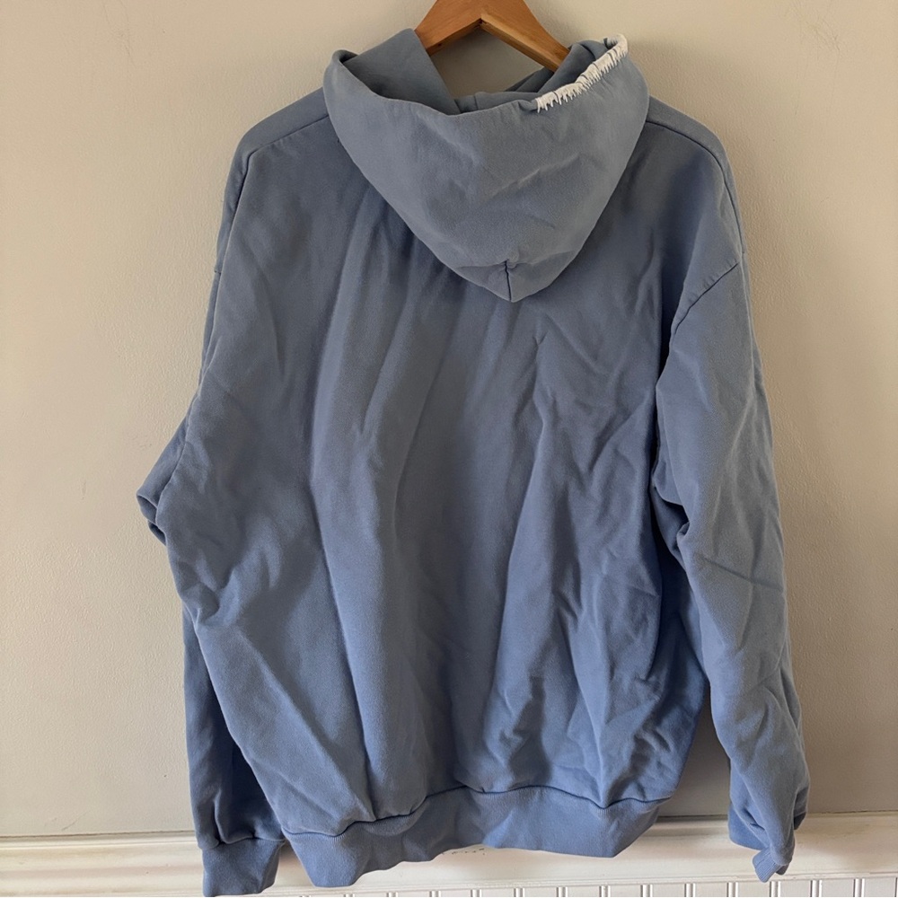 Madhappy Pastels  Logo Blue Hoodie Size L - Picture 6 of 7